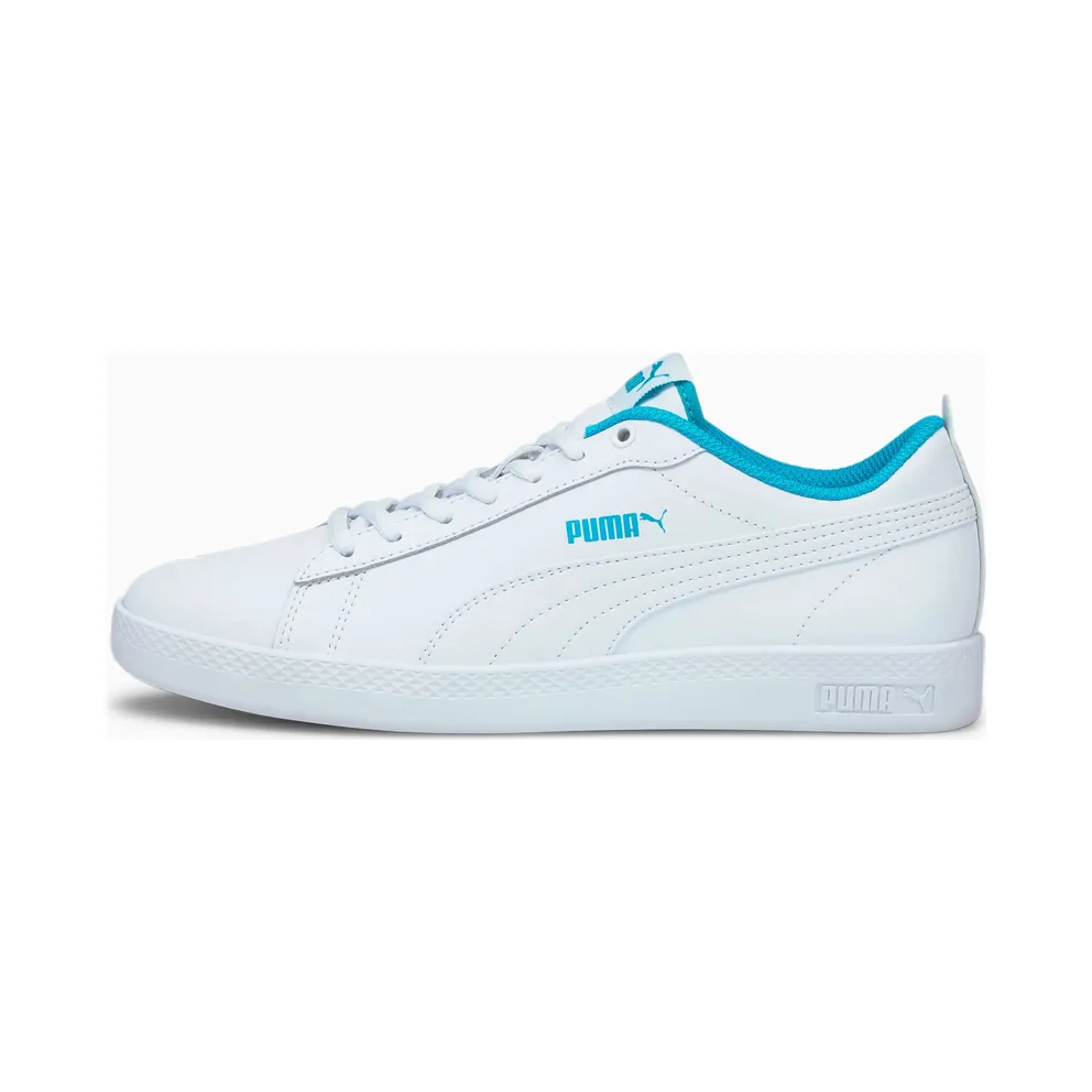 Puma Smash v2 leren Blue/White (36520827)
