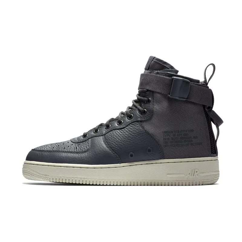 Nike SF Air Force 1 Mid Dark Grey Dark Grey/Dark Grey-Light Bone (917753-004)