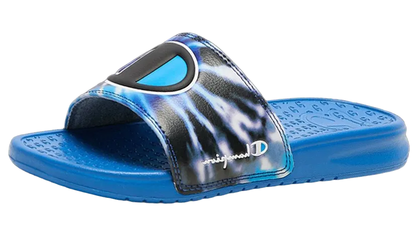 Champion Super Slides Tie Dye PS “Blue / Black / Multicolor” (CP101194P)