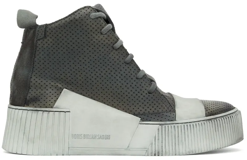 Boris Bidjan Saberi Grey Bamba 1.1 High Top (291-SS2200B1000000SM-0025)
