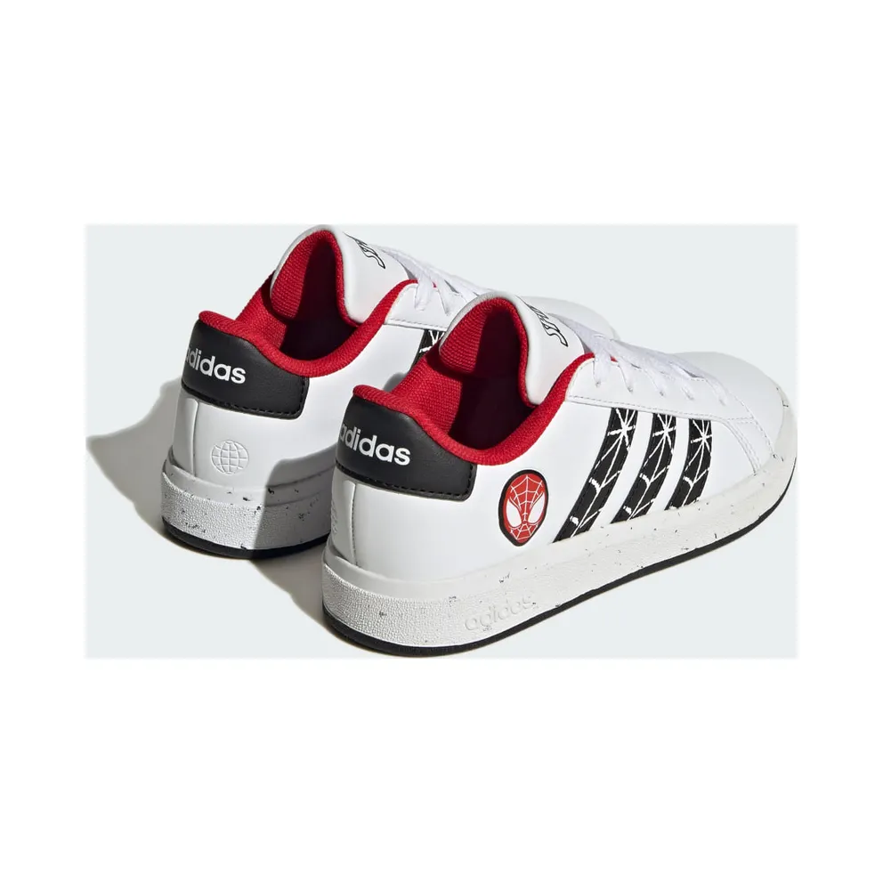 Adidas adidas Grand Court x Marvel Spider-Man Kids Cloud White / Core Black / Better Scarlet (IG7169)