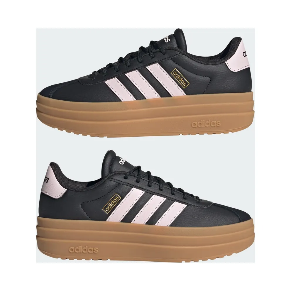 Adidas VL Court Bold Core Black / Distilled Pink / Gold Metallic (KH9451)
