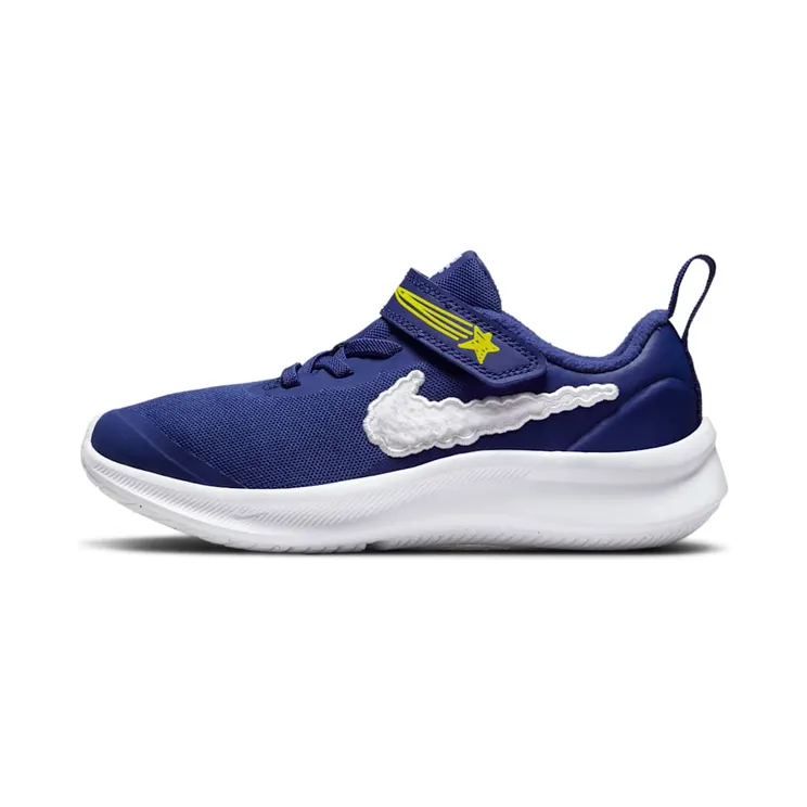 Nike Star Runner 3 Dream “Deep Royal Blue / Aluminium / Yellow Strike / White” (DD0750-400)