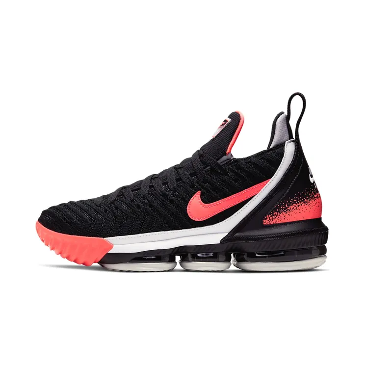 Nike LeBron 16 ‘Tech Challenge Hot Lava Black’ Black/Hot Lava-Flat Silver (CI1521-001)