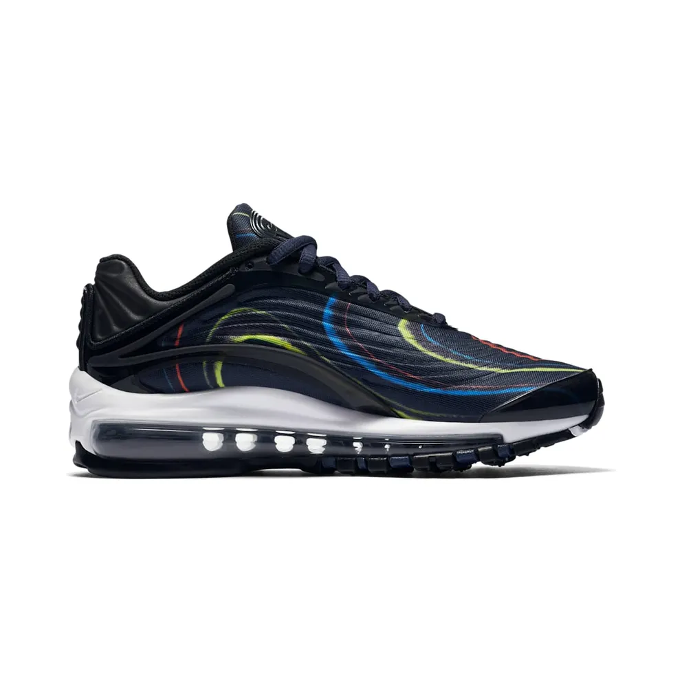Nike Air Max Deluxe Black Midnight Navy (GS) Black/Black-Midnight Navy-Reflect Silver (AR0115-001)