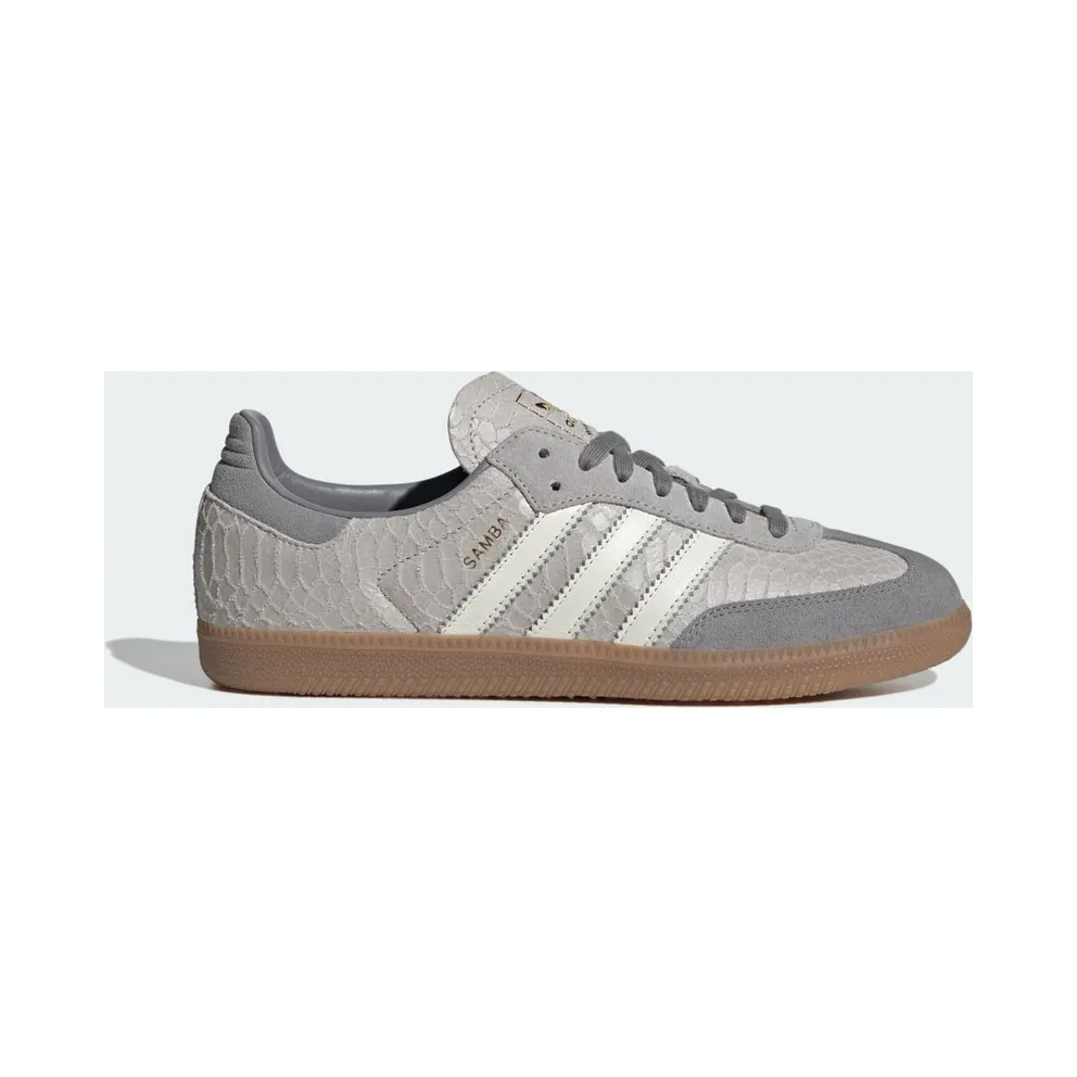Adidas SAMBA OG Grey Two / Off White / Gum “Snake” (KK3274)
