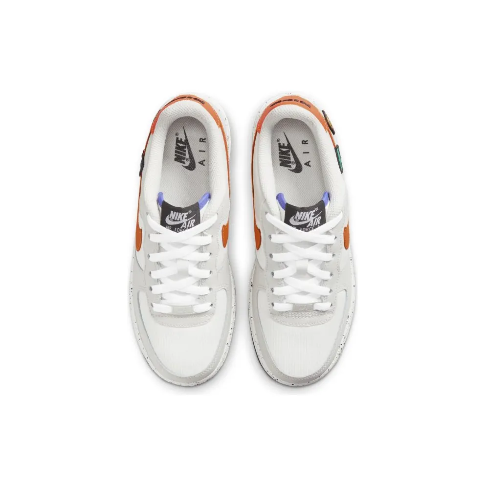 Nike Air Force 1 Low Light Bone Sail Starfish Orange (GS) (DO4657-081)