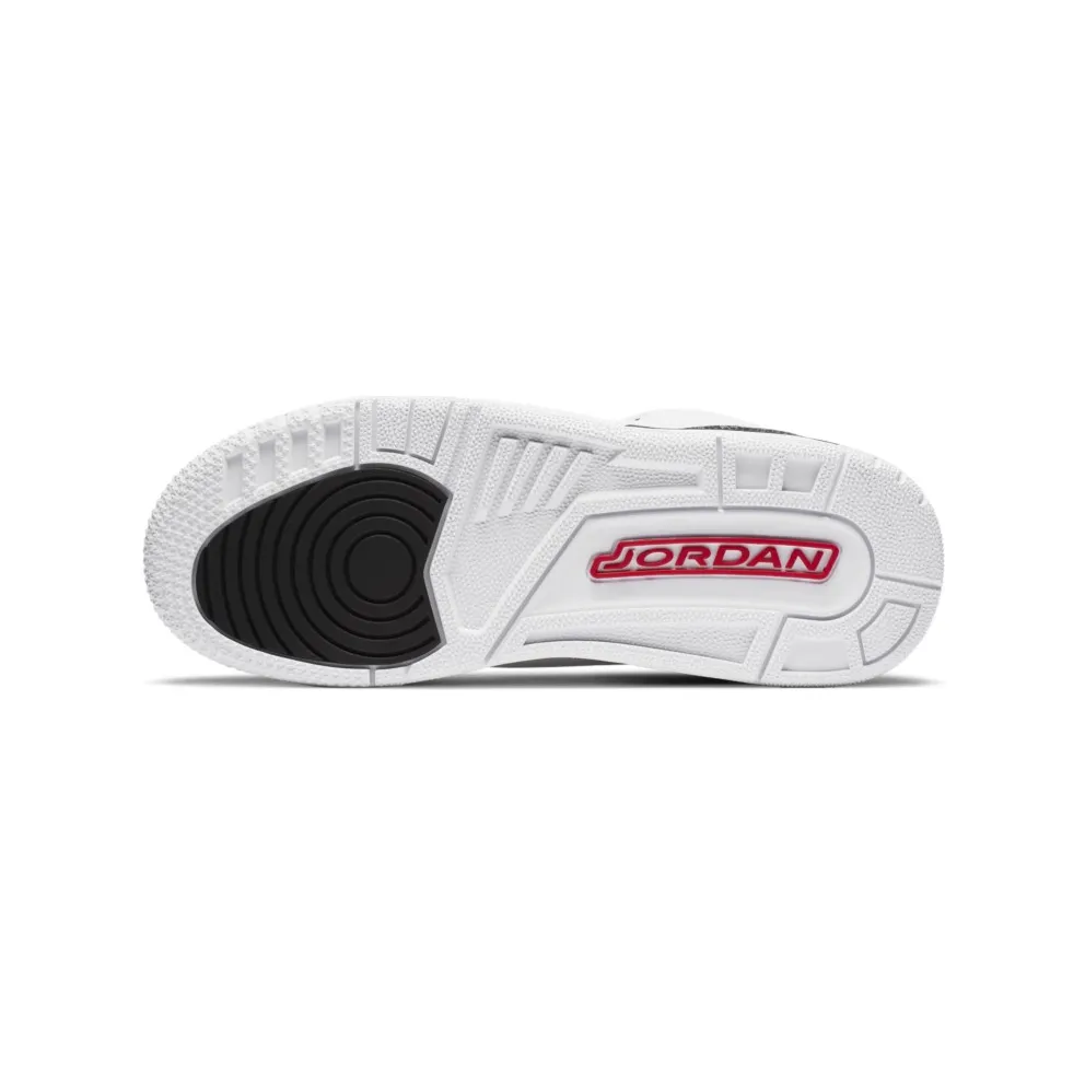 Jordan 3 Retro SE-T JP Fire Red Denim (GS) White/Fire Red-Black (DB4169-100)