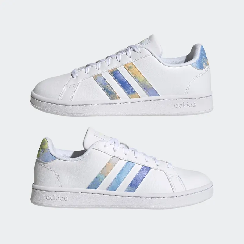 Adidas Grand Court Cloudfoam Lifestyle Court Comfort Cloud White / Cloud White / Almost Lime (GY9409)