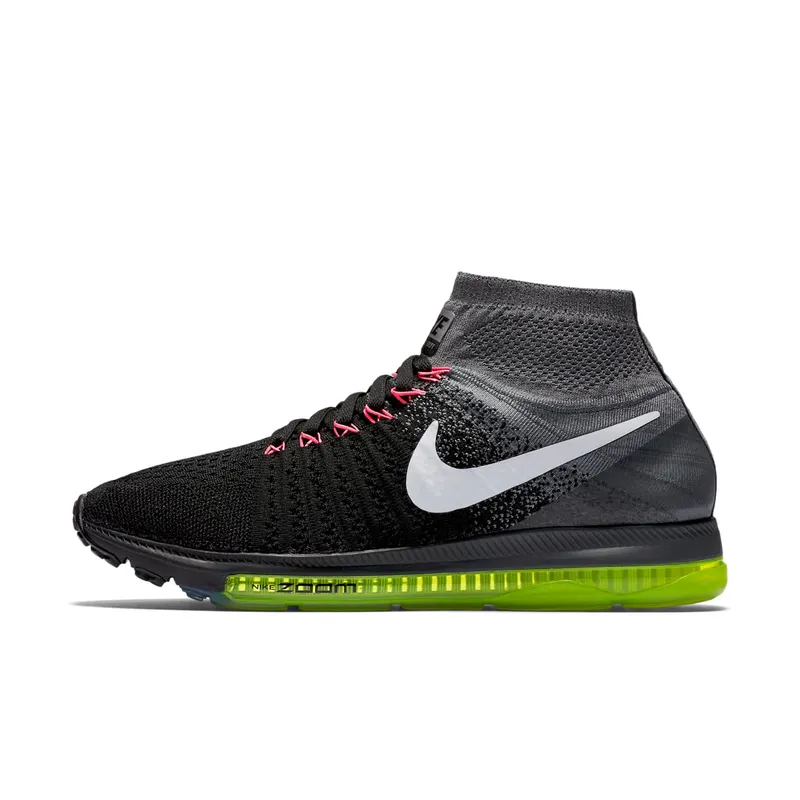 Nike Zoom All Out Flyknit Black White Volt (845361-002)