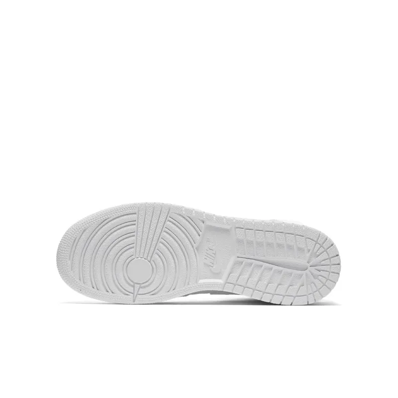 Jordan 1 Retro Mid White 2017 (GS) White/Black-White (554725-110)