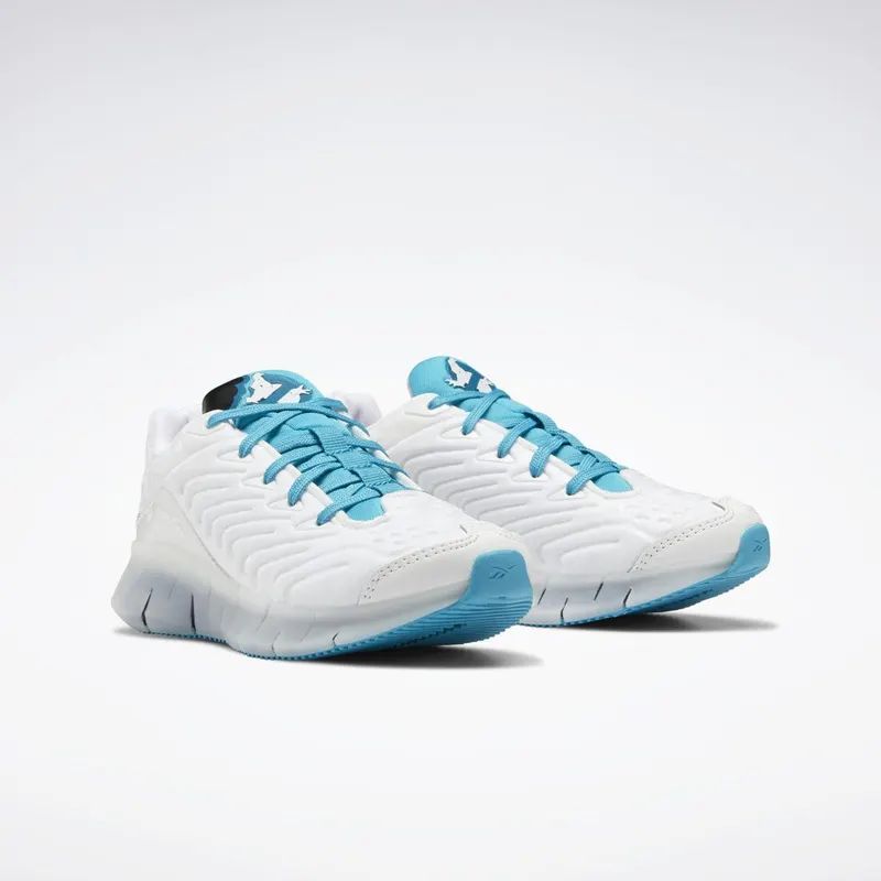 Reebok Ghostbusters Zig Kinetica Shoes White / Feather Blue / Silver Metallic (H03294)