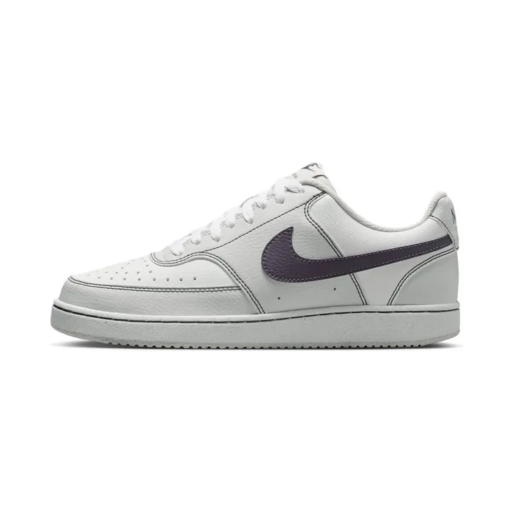Nike Court Vision Low Next Nature CS Vast Grey White Dark Raisin (IO9552-001)