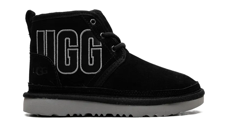 Ugg Neumel Graphic Outline PS “BLACK/GREY” (1130787K-BLK)