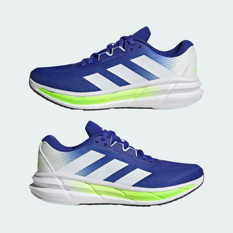 Adidas Questar 3 Running Shoes Lucid Blue / Cloud White / Lucid Lemon (JQ5083)