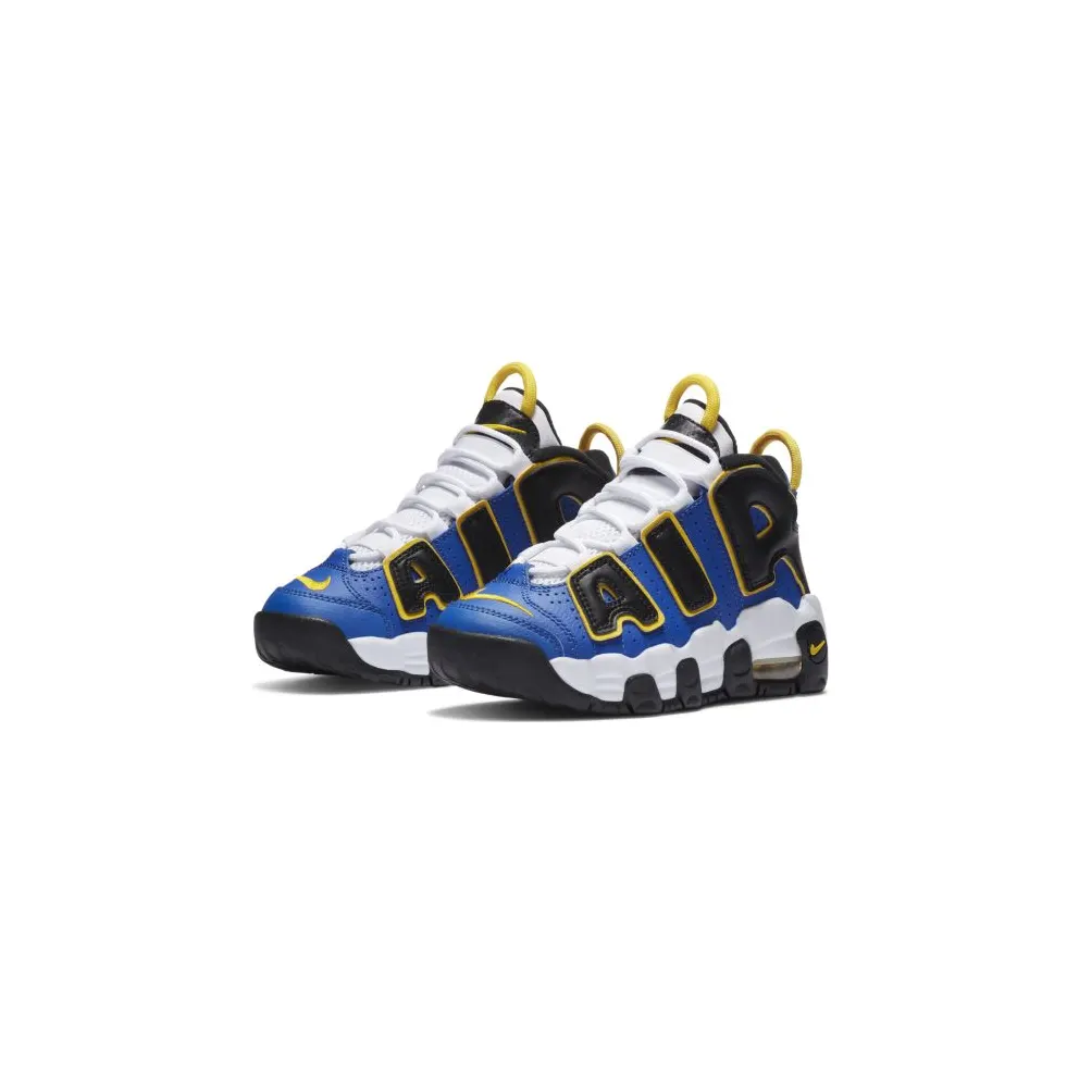 Nike Air More Uptempo Peace, Love & Basketball (PS) Game Royal/Speed Yellow-Black (DC7301-400)