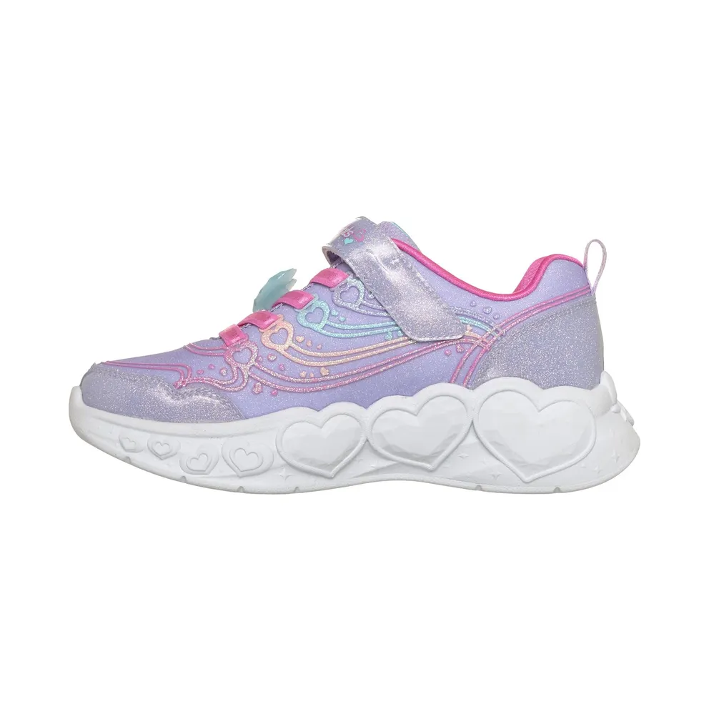 Skechers S-Lights: Enchanted Heart Lights Sneaker Lavendel