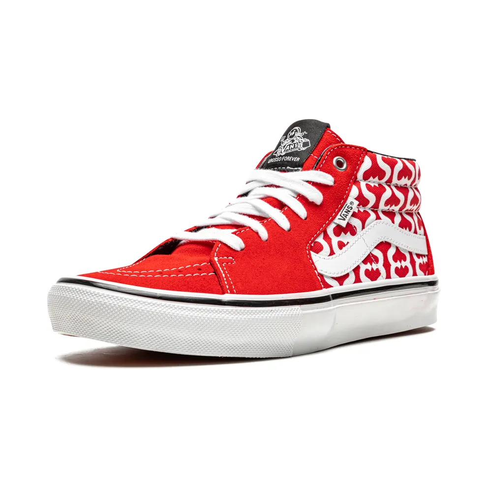 Vans Skate Grosso Mid “Supreme – Monogram S – Red” (VN0A5KS15XS)