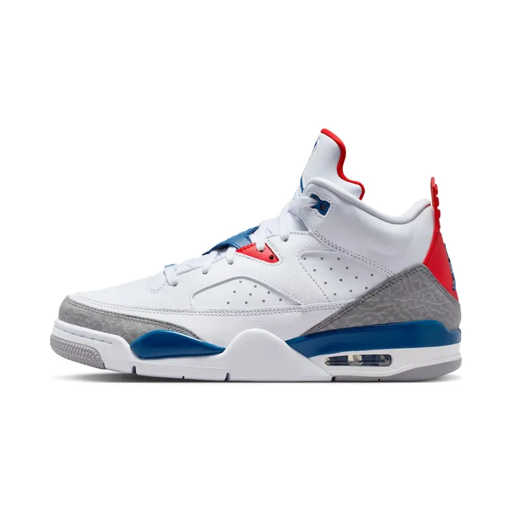 Jordan Son of Mars Low “White / Varsity Red / Light Smoke Grey / True Blue” (580603-102)