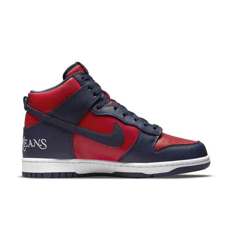 Nike x Supreme Dunk High Navy Red (DN3741-600)