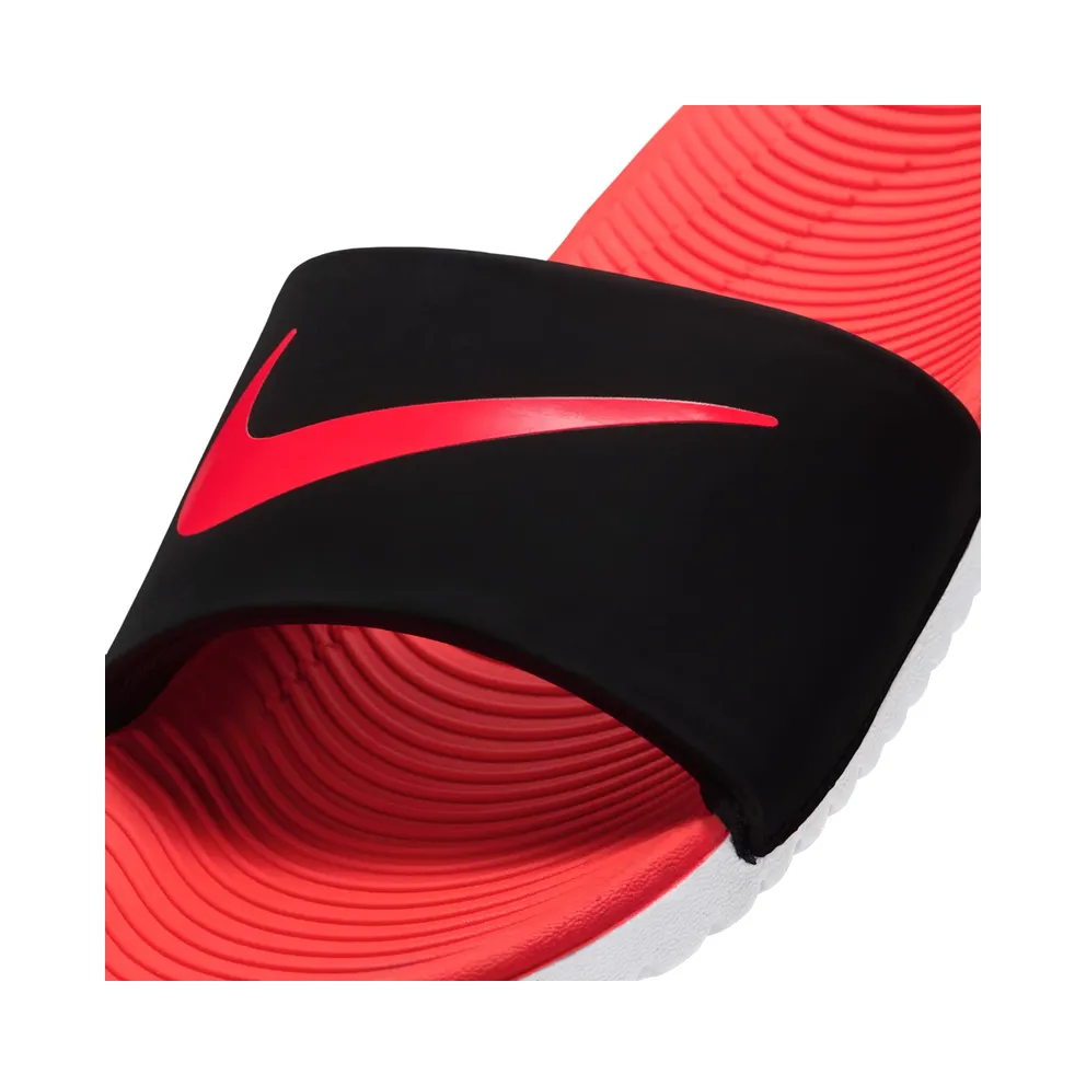 Nike Kawa Slide Black White Bright Crimson (FJ8812-003)