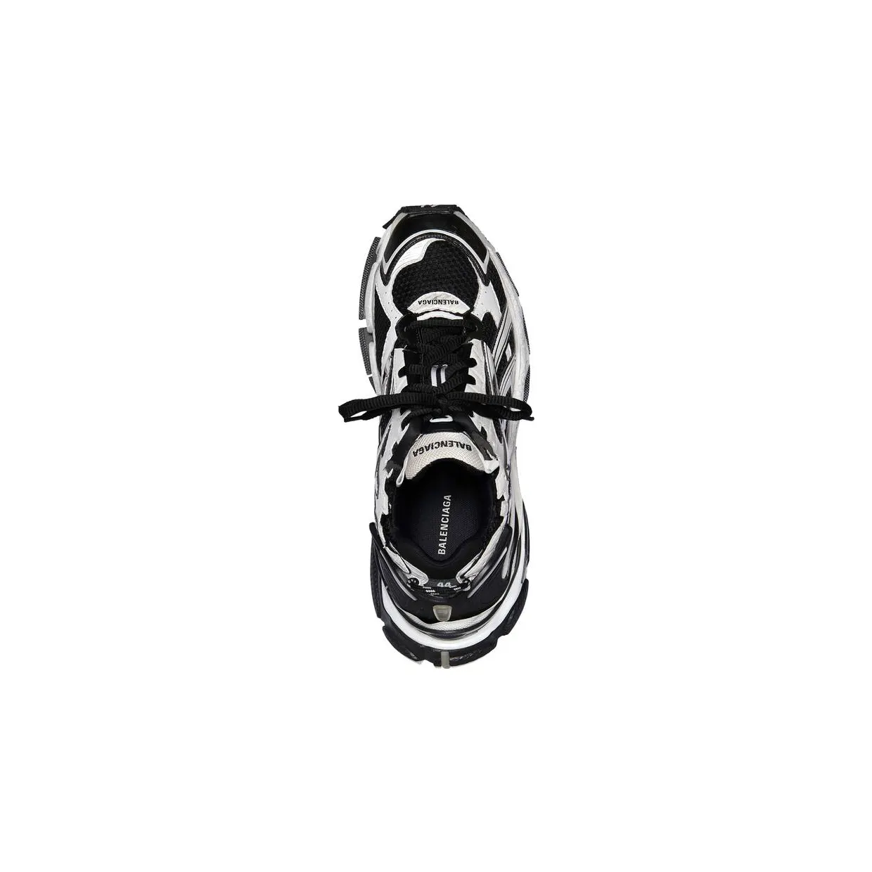 Balenciaga Runner White Black White (677403W3RB29010) (6)