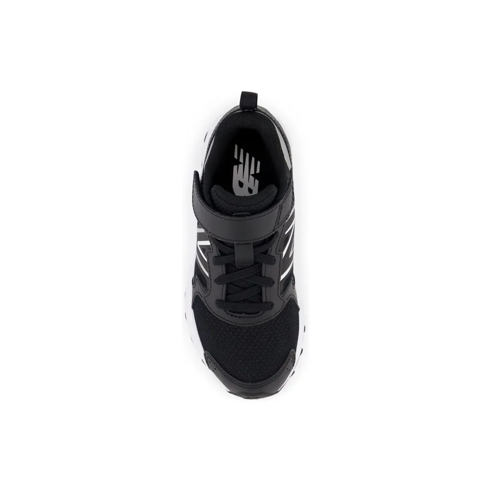New Balance Fresh Foam 650 Bungee Lace Black Metallic Silver White (YT650BK1)