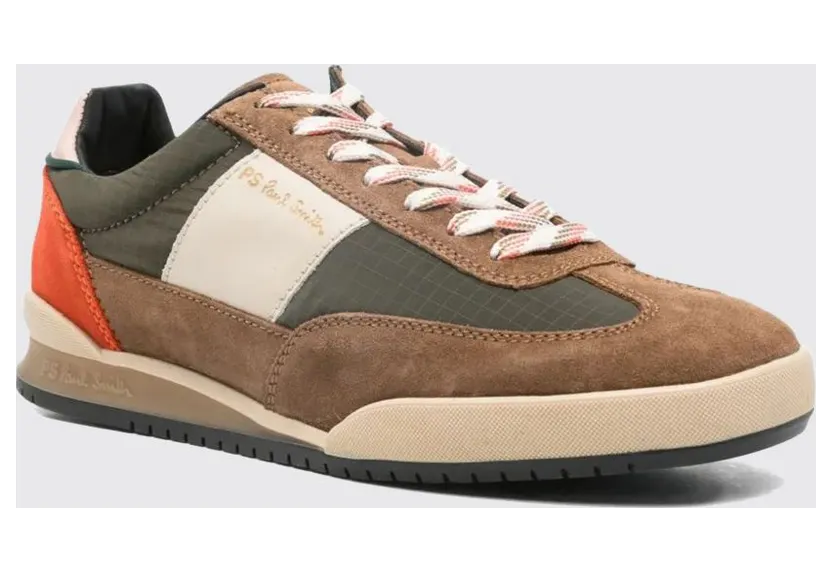 Paul Smith Suede and Nylon Sneakers Brown (M2SDVR97UNYL63)