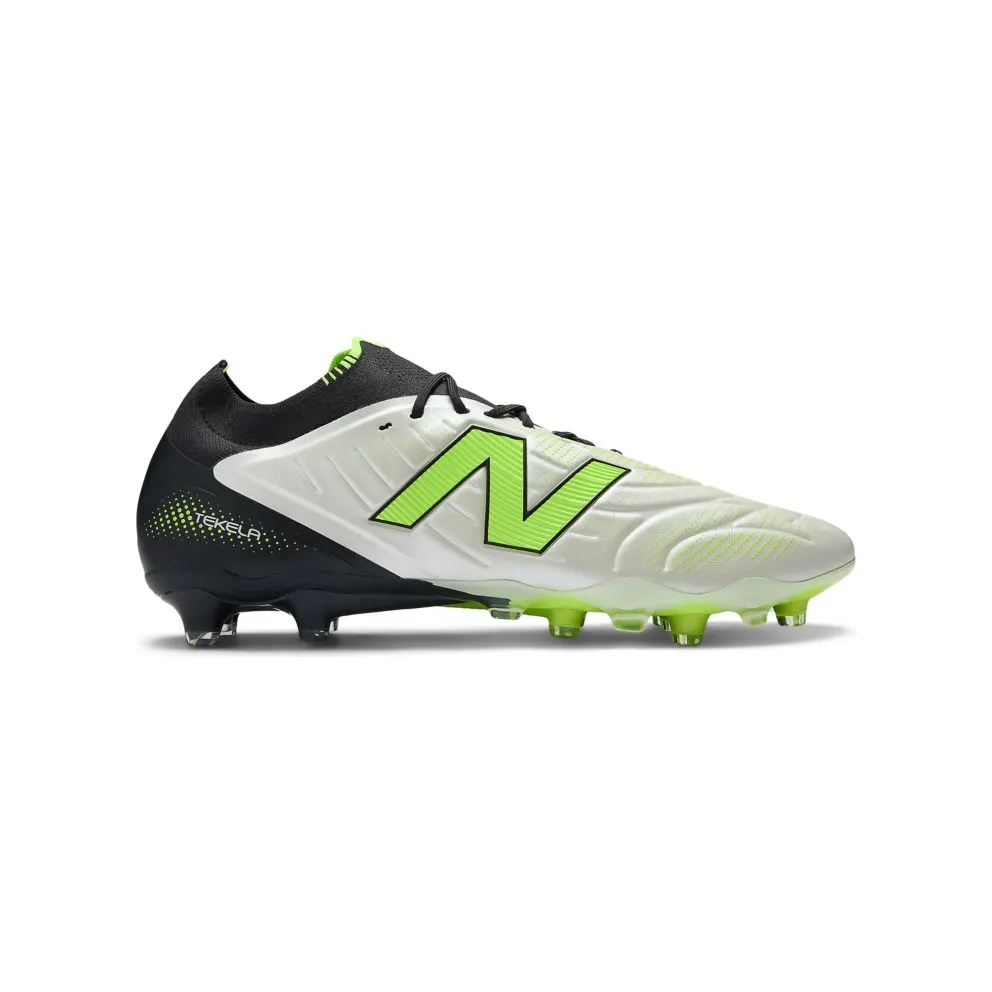 NEW BALANCE TEKELA ELITE LOW LACED FG V5 “White / Black / Pixel Green” (ST1FLSP5)