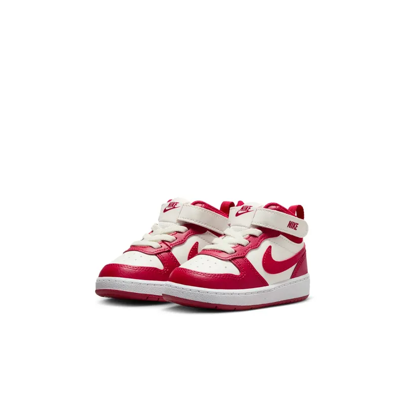 Nike Court Borough Mid 2 Sail White Gym Red (CD7784-124)