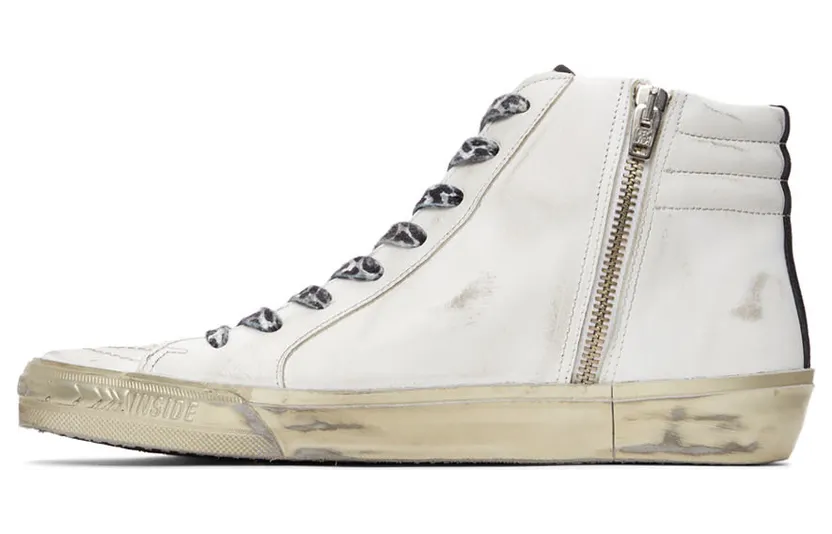 Golden Goose White Slide Leather Sneakers (GWF00115.F002452.10874) (3)