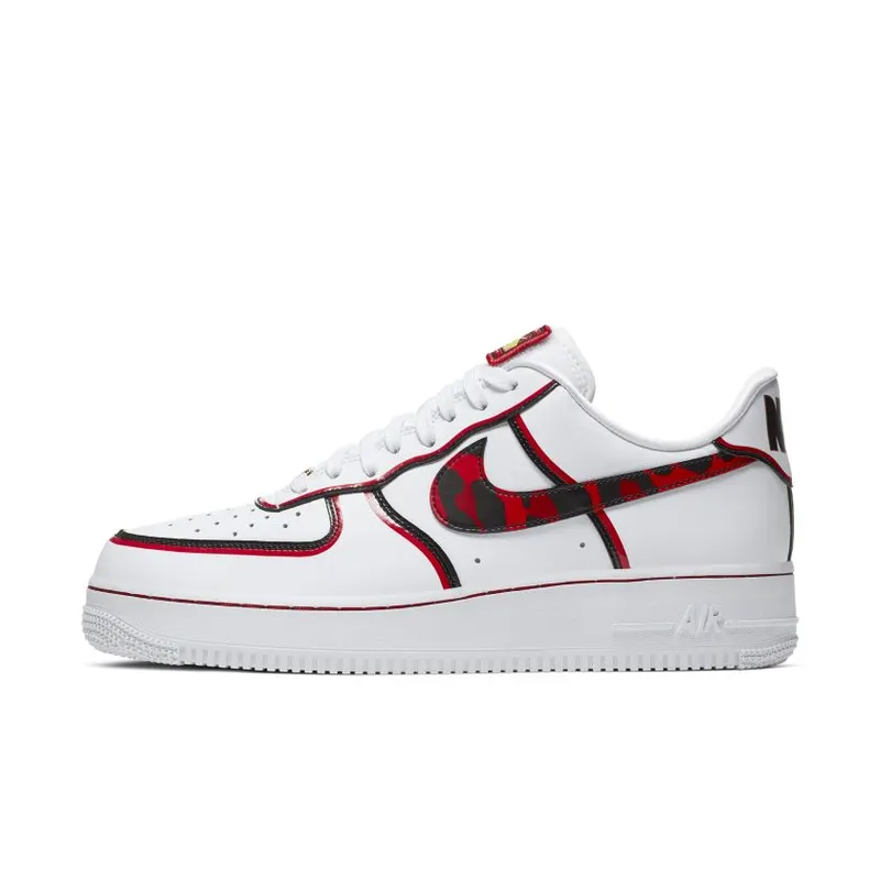 Nike Air Force 1 Low Dennis Rodman White/Black-University Red (CK6686-100)