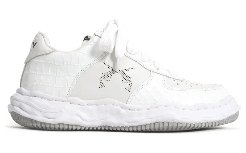 Maison Mihara Yasuhiro Wayne OG Sole Leather Low Roarguns White (C08FW705)