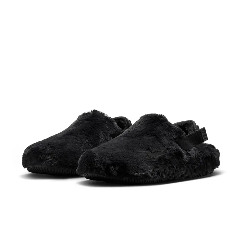 Nike Calm Mule Fur “Black” (FZ3119-001)