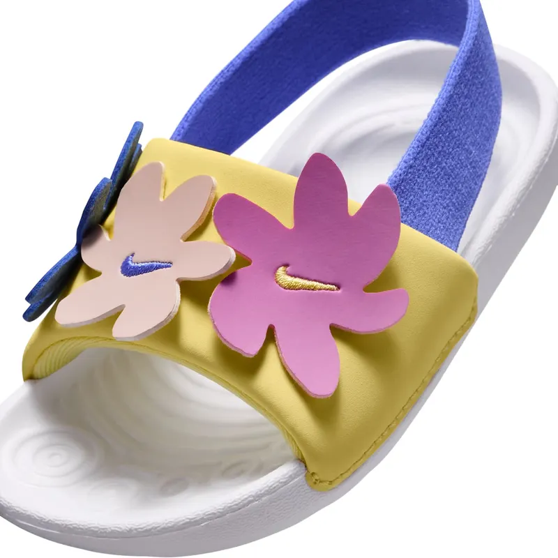 Nike Kawa Slide SE White Sapphire Magenta Soft Yellow (IF3657-100)