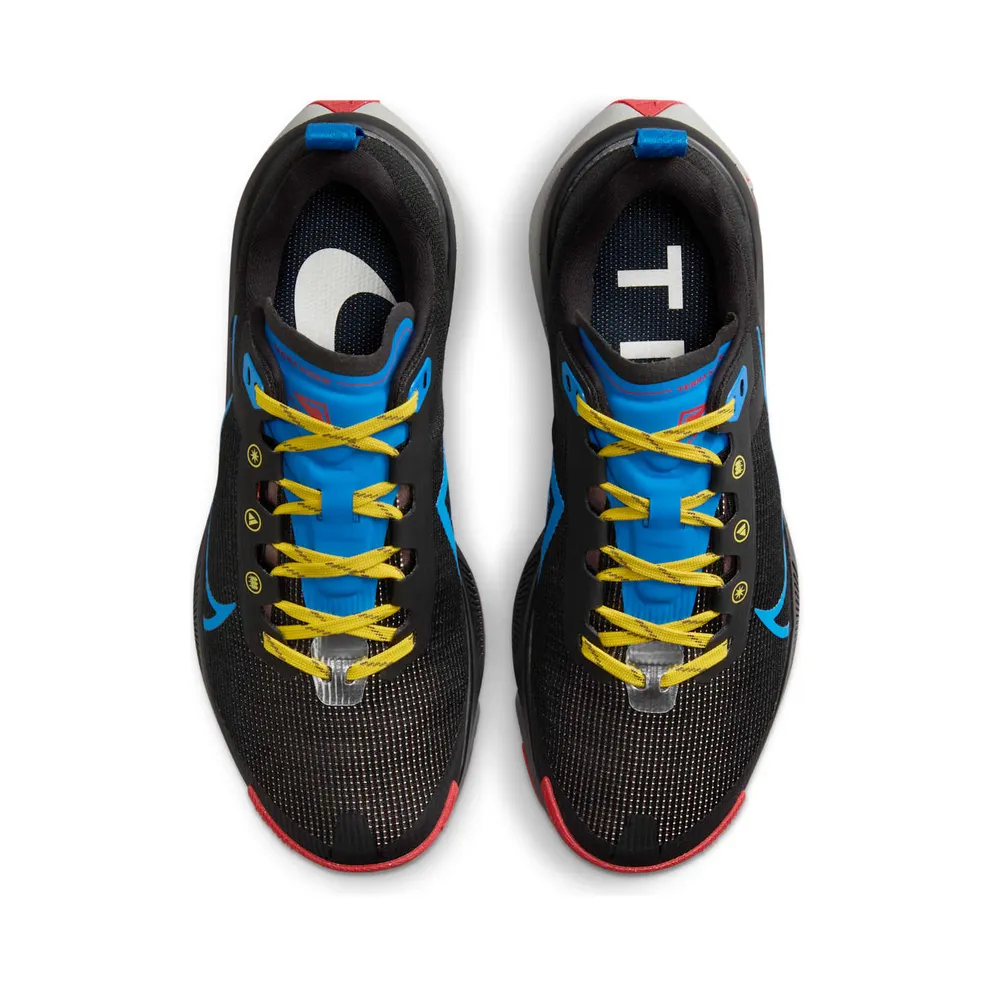Nike React Terra Kiger 9 Black Track Red Vivid Sulfur Light Photo Blue (DR2694-002)