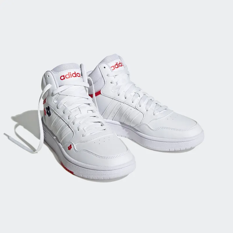 Adidas Hoops 3.0 Lifestyle Basketball Mid Classic Cloud White / Cloud White / Cloud White (HP7962)