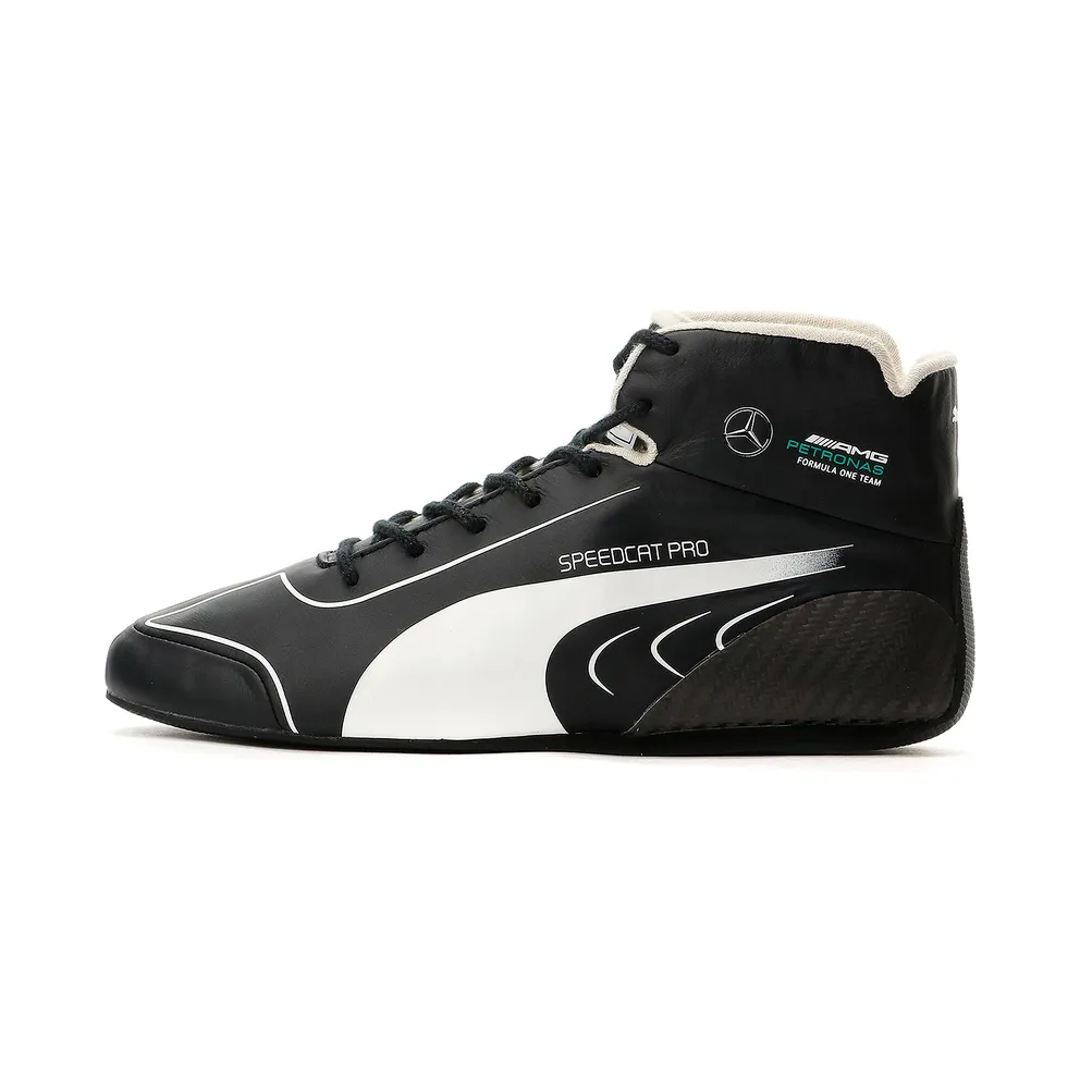 Puma Mercedes F1 Speedcat Pro B Replica Motorsport Shoes White/Black (307150-01)