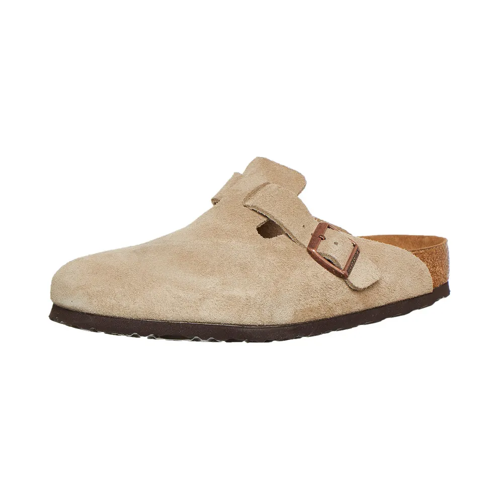 Birkenstock Boston Soft Footbed Suede Taupe (0560771)