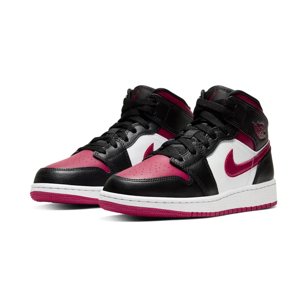 Air Jordan Nike AJ 1 Mid Bred Toe (GS) (2020) (554725-066)