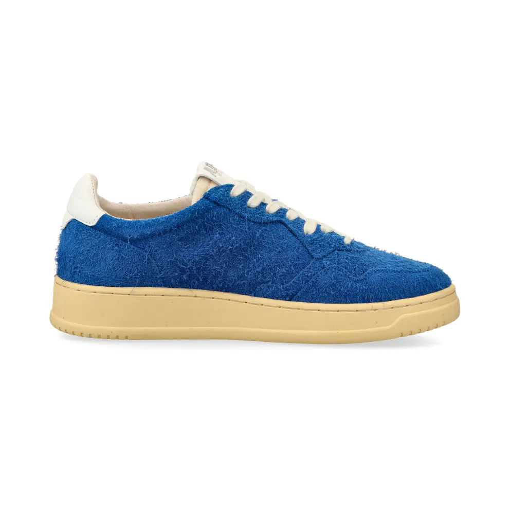Autry Medalist Low (hair / suede bluette) – AULMHS05