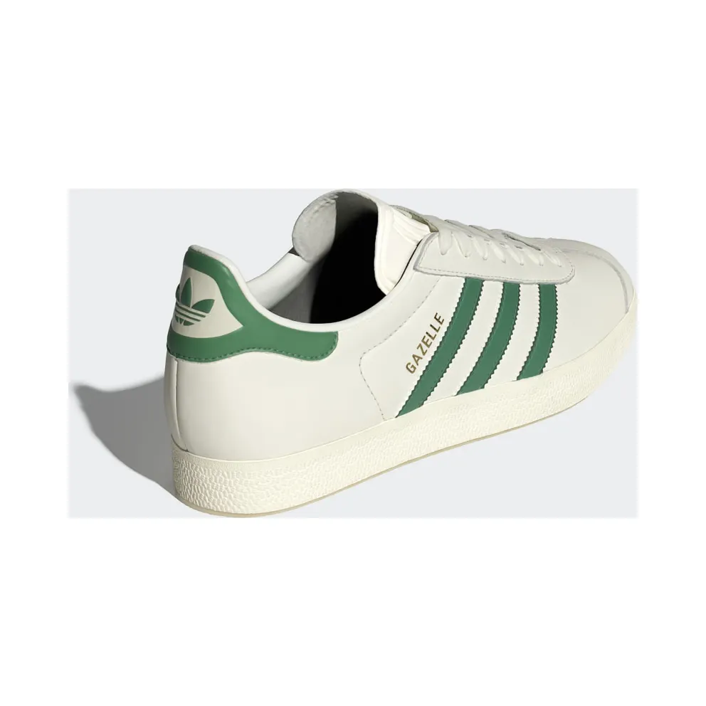adidas Gazelle Shoes Off White / Preloved Green / Collegiate Green (IG1635)