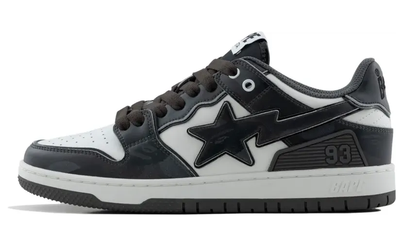BAPE A Bathing Ape® met sterdetail “Black” (001FWL701303M)