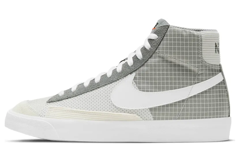 Nike Blazer Mid Patch Plaid Smoke Grey Plaid (DD1162-001)
