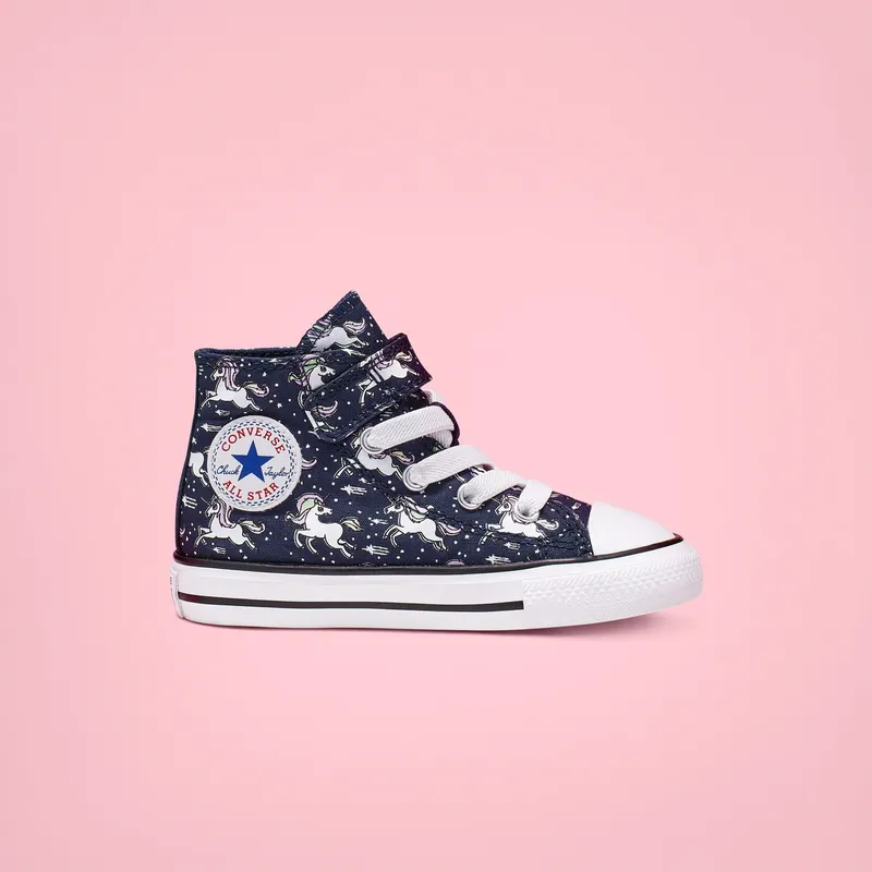 Converse Unicons Hook and Loop Chuck Taylor All Star High Top Navy/black/white (766203C)
