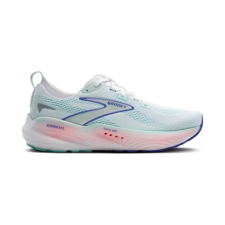 Brooks Glycerin GTS 22 White Limpet Shell Amparo Blue (120435-1B-110)