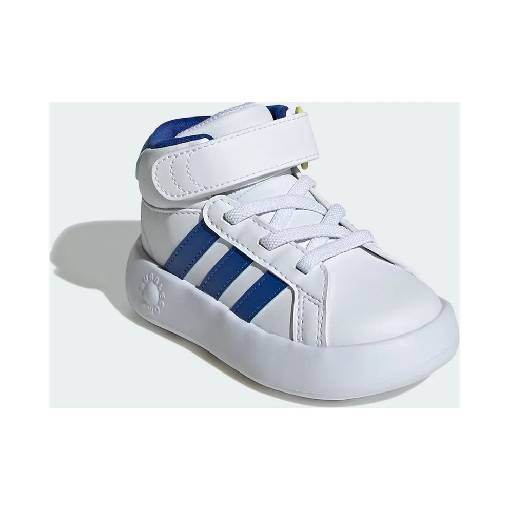 Adidas Grand Court Mid Kids Cloud White / Royal Blue / Ice Yellow (IE3865)