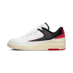 Jordan 2 Retro Low Chicago Twist “White / Black / Coconut Milk / University Red” (FD4849-106)