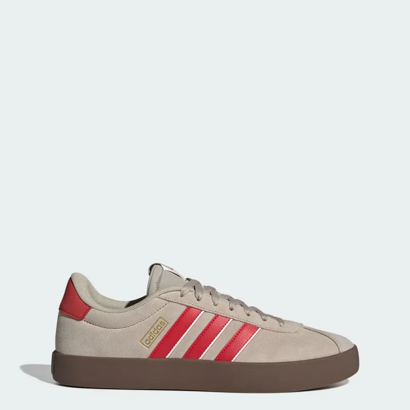 Adidas VL Court 3.0 Wonder Beige / Better Scarlet / Core White (JR8644)