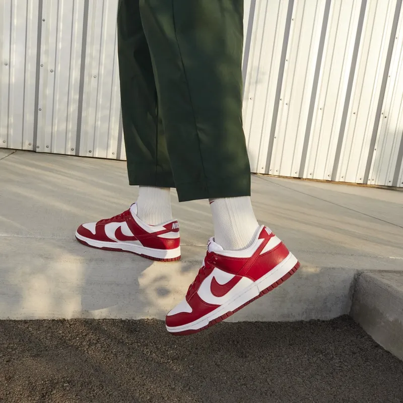 Nike Dunk Low Next Nature White Gym Red (DN1431-101)